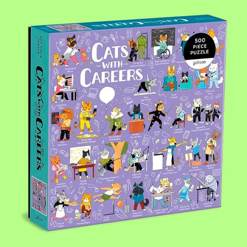 Rompecabezas Cats with Careers