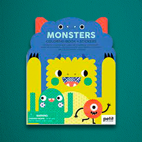 Imagen de portada del lbiro Monsters coloring book