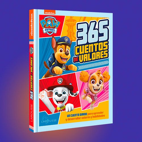 Libro infantil 365 cuentos de valores Paw Patrol