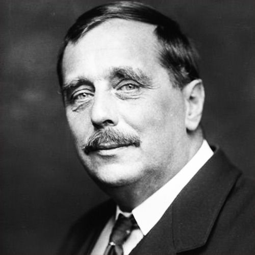 Fotografía del escritor H. G. Wells