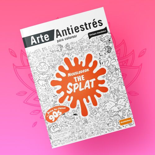 Arte antiestrés Nickelodeon