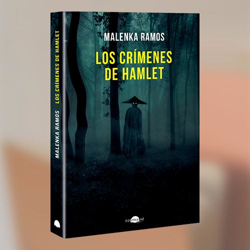 La portada del libro "Los crímenes de Hamlet" de Malenka Ramos.