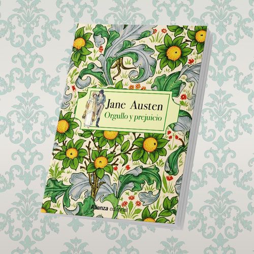 La portada de un libro con un diseño floral. El fondo es de color crema con un denso patrón de grandes flores amarillas con centros anaranjados y hojas verdes oscuras entrelazadas con pequeñas flores rojas.