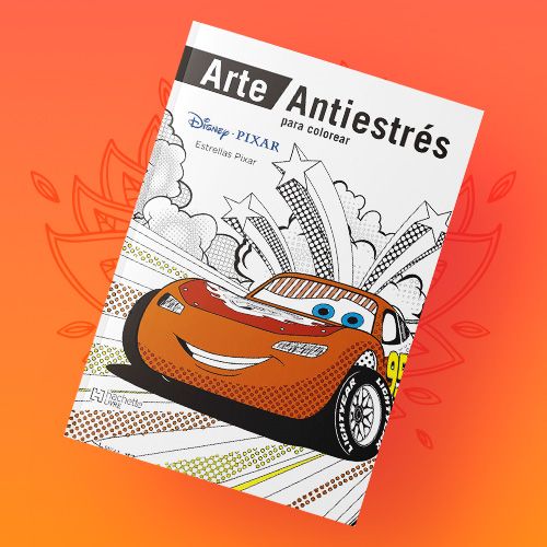 Arte antiestrés Disney pixar para colorear