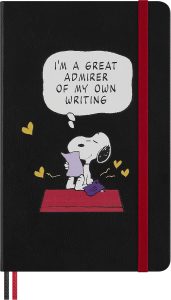 Libreta Peanuts Snoopy Grande Hoja Rayada Pasta Dura