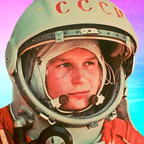 Foto de la cosmonauta rusa Valentina Tereshkova