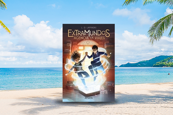 Portada del libro Extramundos. Agencia de viajes.