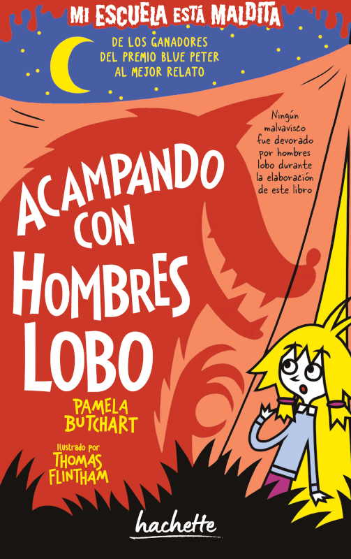 Mi escuela está maldita. Acampando con hombres lobo