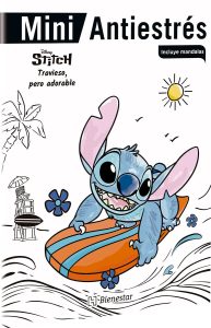 Arte antiestrés Stitch. Travieso pero adorable