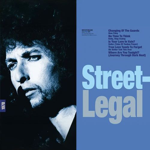 La portada del álbum "Street-Legal" de Bob Dylan