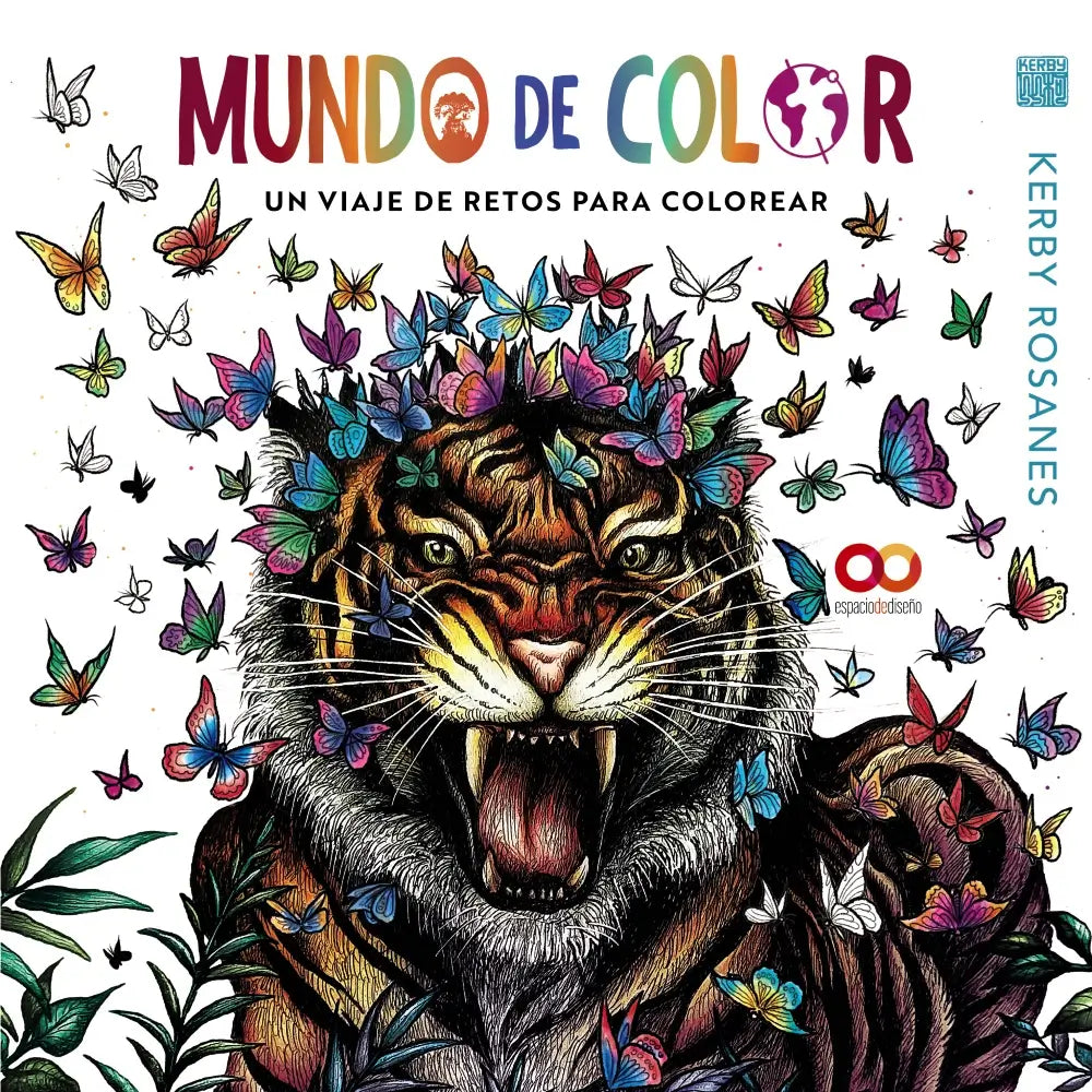 mundo de color. un viaje de retos para colorear