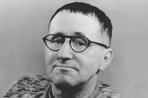 Fotografía del escritor Bertolt Brecht