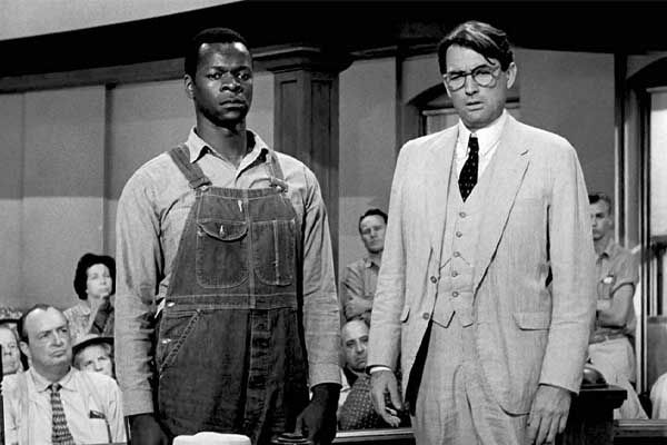Fotograma de la adaptación cinematográfica To kill a mockingbird (1962)