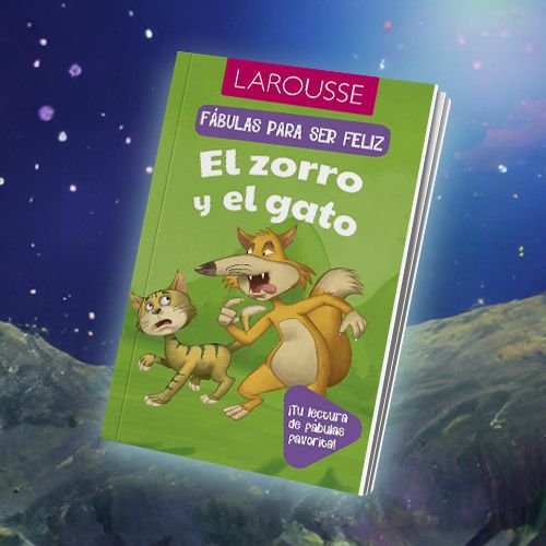 Libro de fábulas El zorro y el gato, ed Larousse