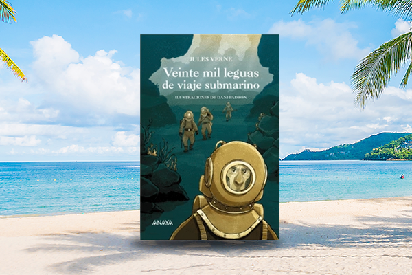 portada libro 20 mil leguas de viaje submarino