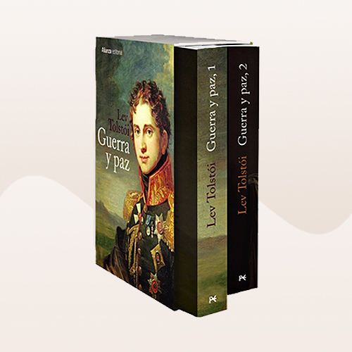Estuche doble de Guerra y paz, de Lev Tolstoi