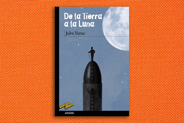 Portada del libro infantil De la tierra a la luna