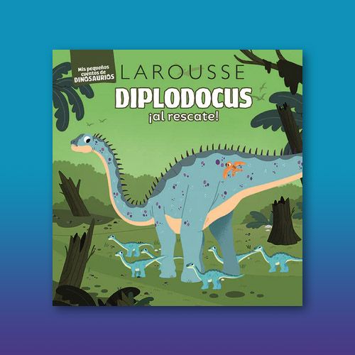 Libro para niños Diplodocus ¡al rescate!