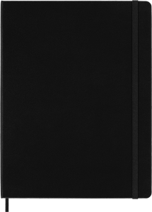 Libreta Clásica Extra Grande Negra Hoja Cuadrada Pasta Dura