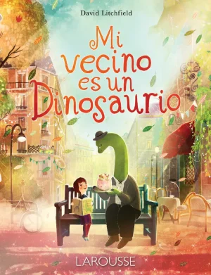 Portada del libro infantil Mi vecino es un dinosaurio