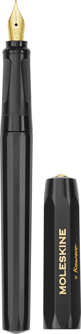 Pluma Fuente Kaweco Negra, Tinta Azul