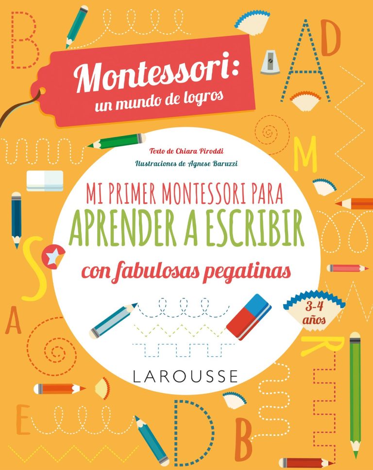 Mi primer Montessori para aprender a escribir