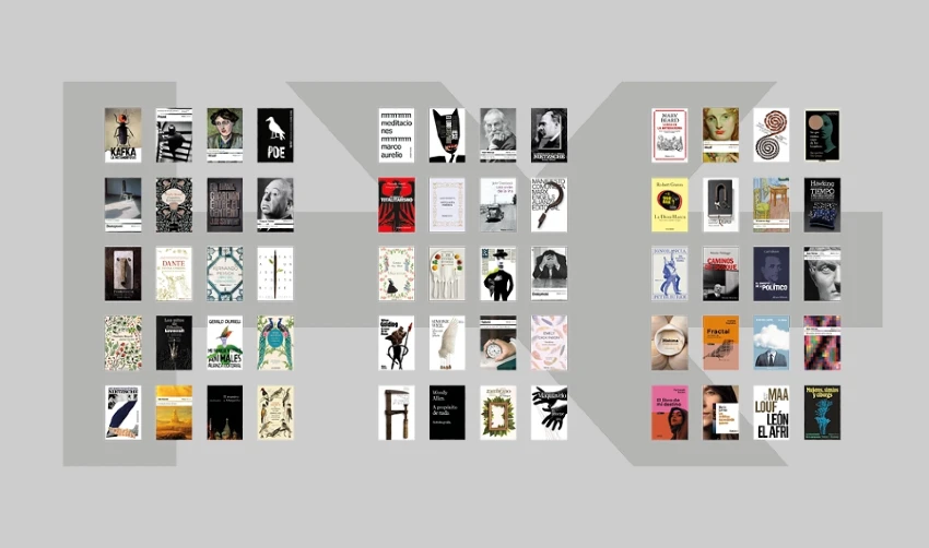 Portadas de los 60 libros de la celebración de Alianza Editorial