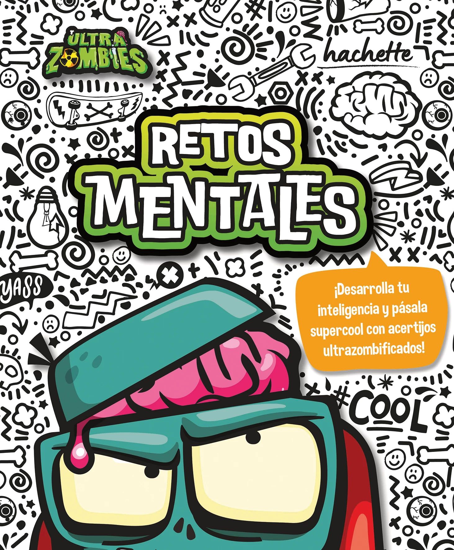 Libro infantil Ultrazombies. Retos mentales